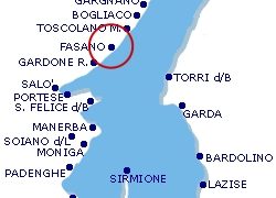 Sfere di luce sul Lago di Garda