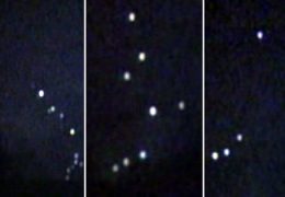 Flotilla UFO avvistata e filmata in Inghilterra