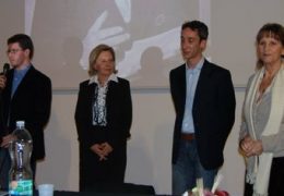 Da sinistra: Ivan Ceci, Kyra Perego, Enrico Baccarini, Caterina Kolosimo